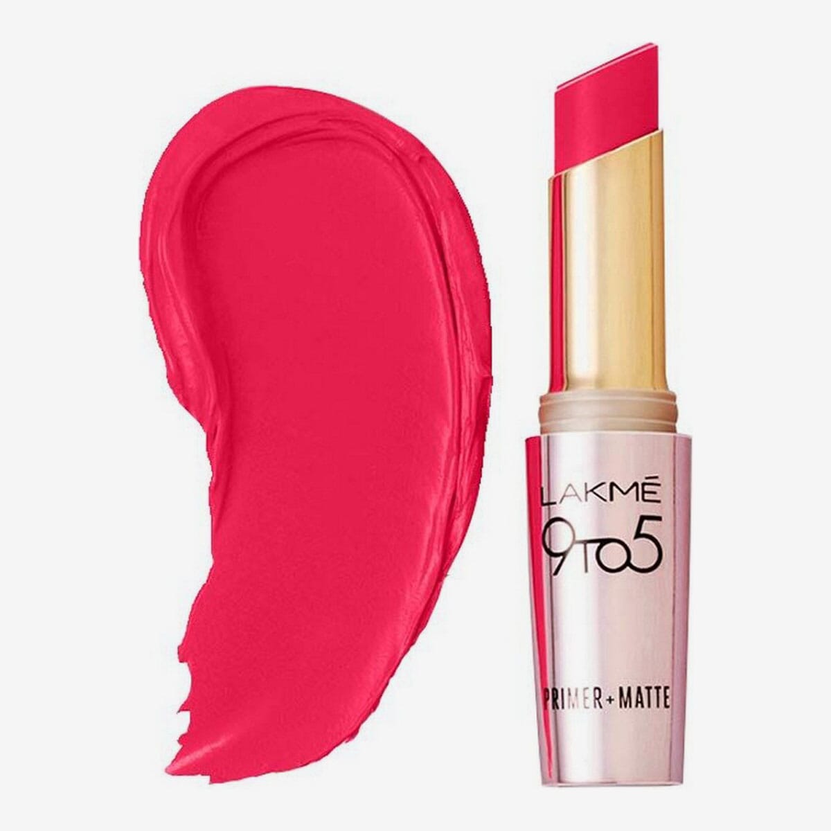 Lakme 9 To 5 Primer + Matte Lip Color - MR7 Scarlet Surge