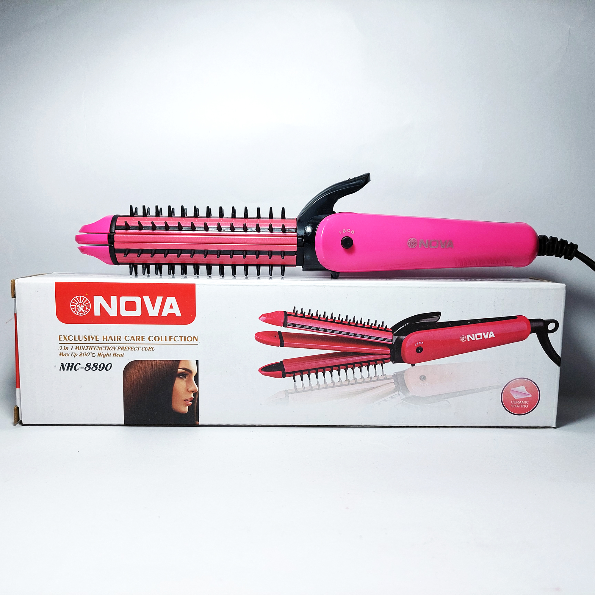 Nova hair straightener on sale 3 in 1