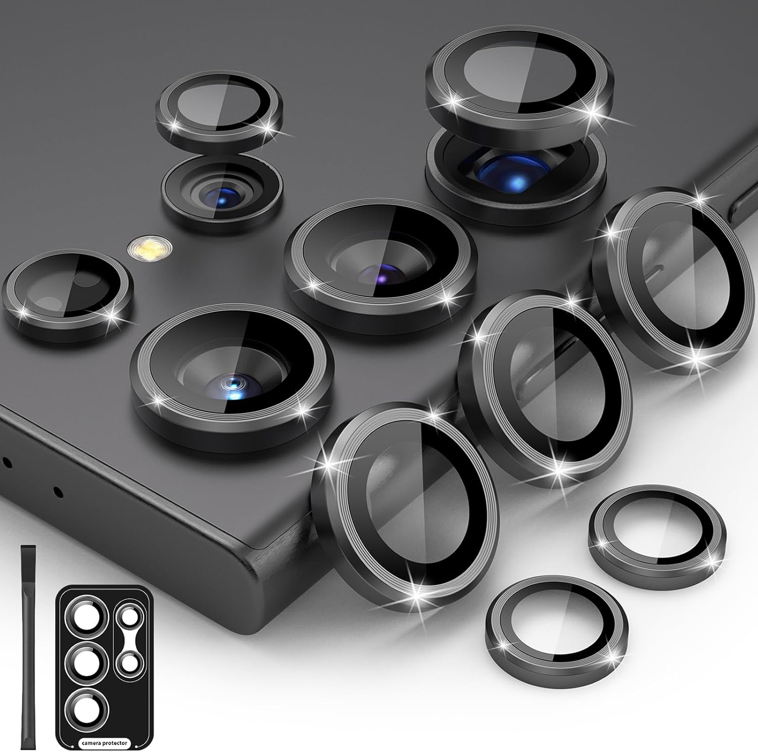 Camera Ring For Samsung Galaxy S23 Ultra 5G Lens Screen Protector