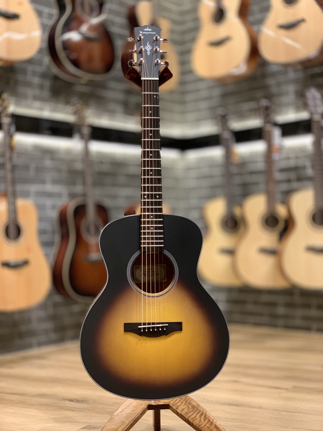 Kepma ES36 36” Travel Guitar with free Capo , Strings sets and padded