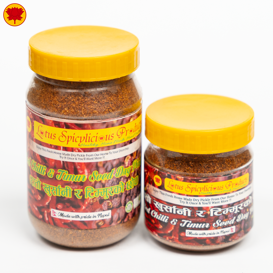 Chhop - Rato Khursani Ra Timur Ko Sukkha Achar (Homemade Dried Red ...