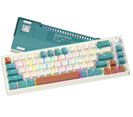 Zifriend ZA68pro RGB Hot Swappable Mechanical Keyboard 68 Keys