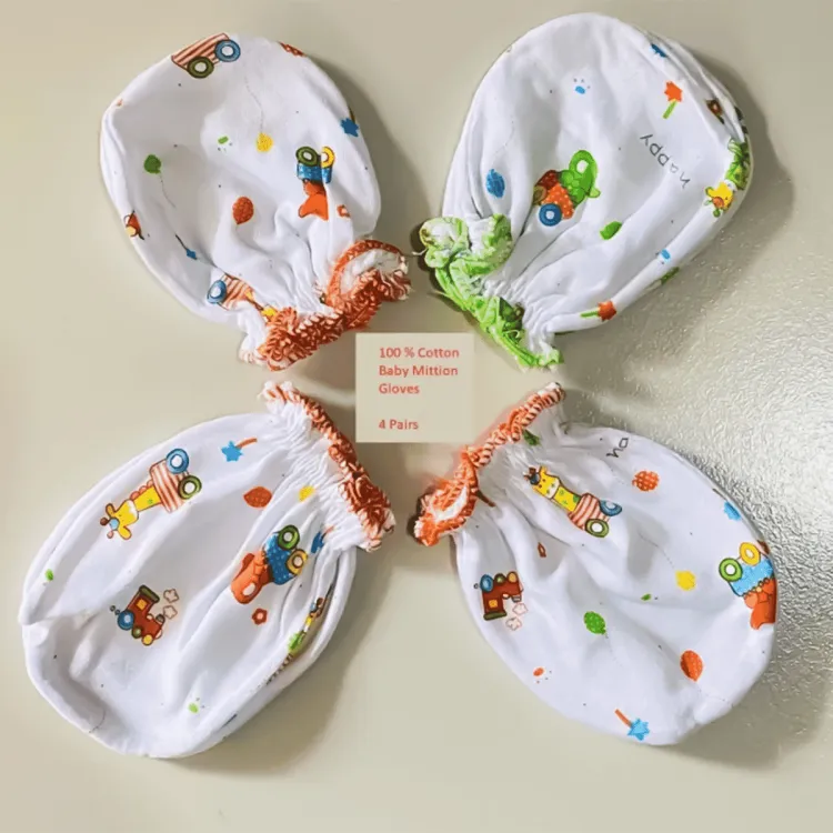 Baby cotton hot sale gloves