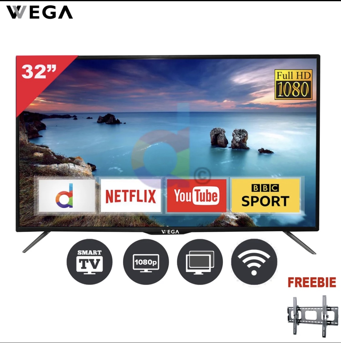 Wega 32 ''Led Smart Android High Sound