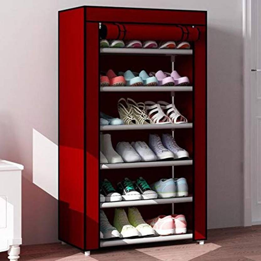 Shoe 6 Layer Shoe Rack Organiser(With Cloth) MultiLayered
