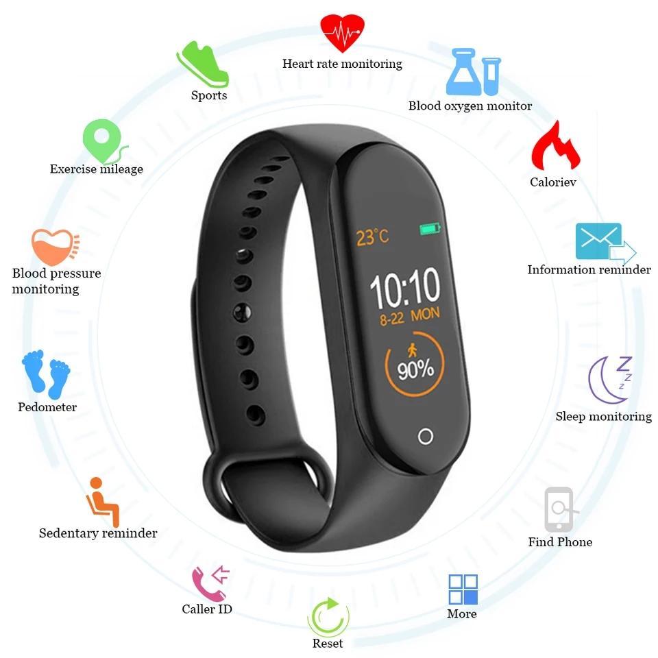 fitness band with heart rate and blood pressure