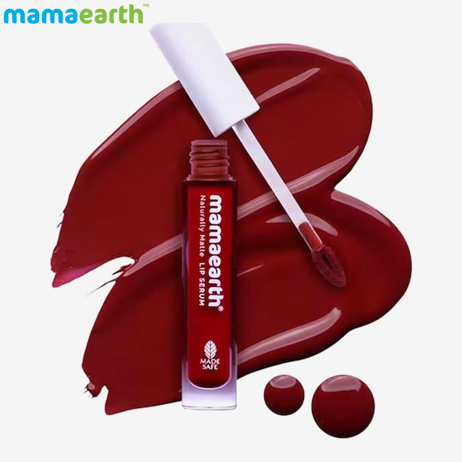 mamaearth Naturally Matte Liquid Lipstick - 3 ml Chirpy Cherry