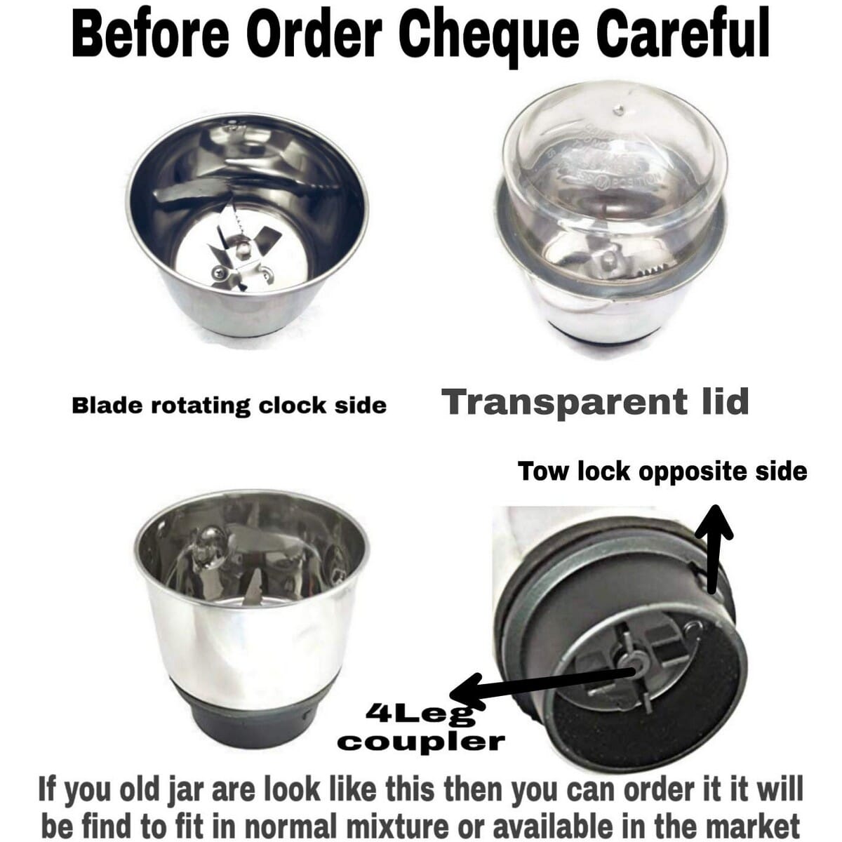 bajaj mixer grinder chutney jar 0.4 liter