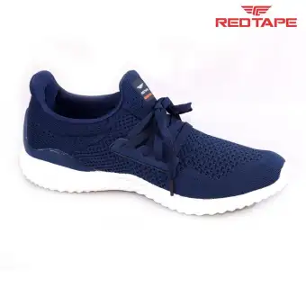 red tape blue walking shoes