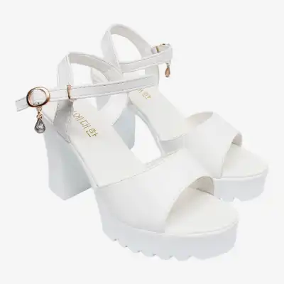 White best sale jelly heels