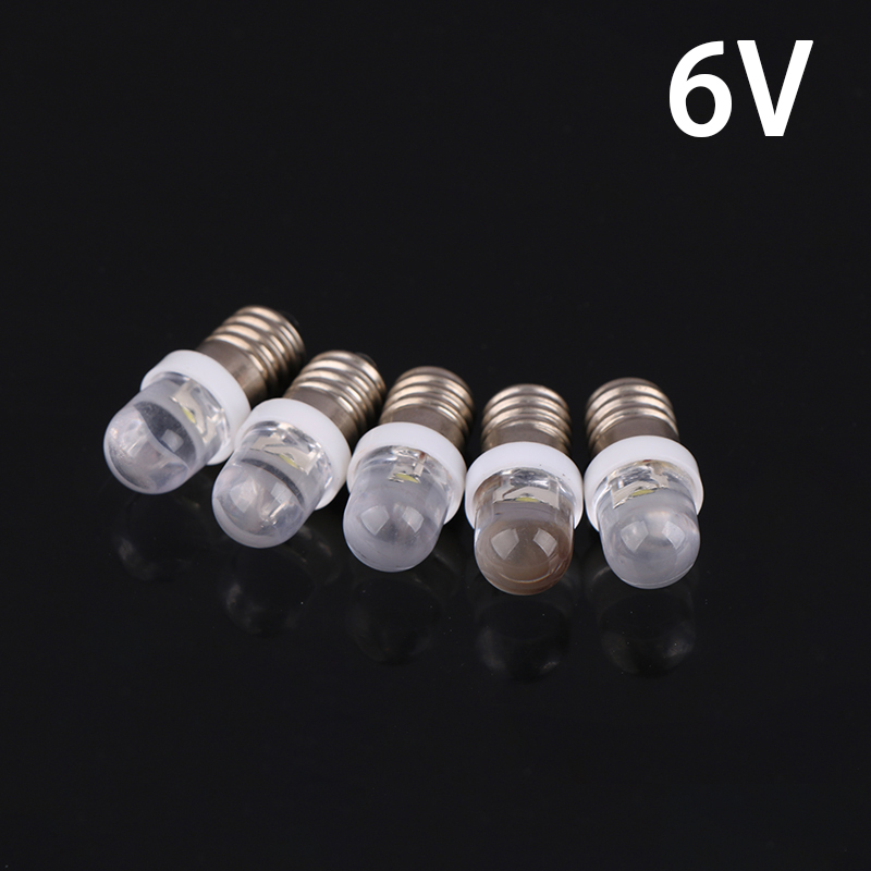 10 Pack - 6V 3W Instrument Light Bulbs BA9S Mini Base 6 Volt
