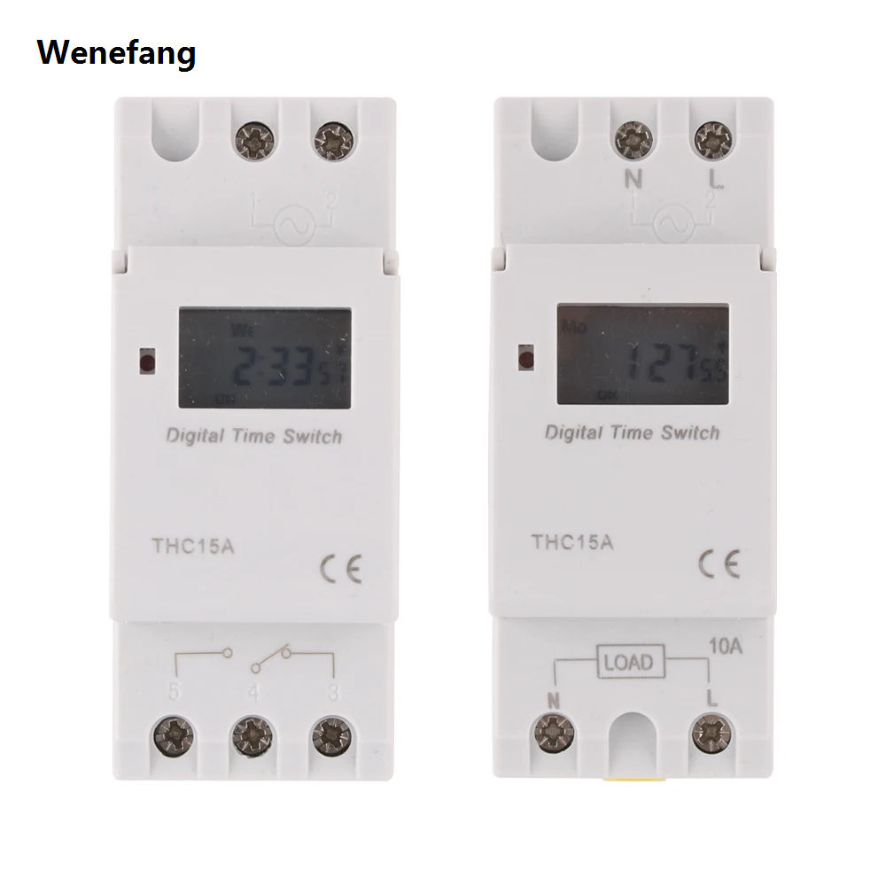 Wenefang 1pc Electronic Weekly 7 Days Programmable Digital Timer Switch ...