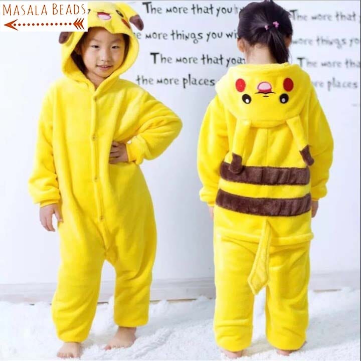 Costume de glouton en peluche Pokemon Cosplay pour enfants, pyjama Pikachu  Anime Onesie, vêtements complets une pièce, cadeau d'Halloween - AliExpress