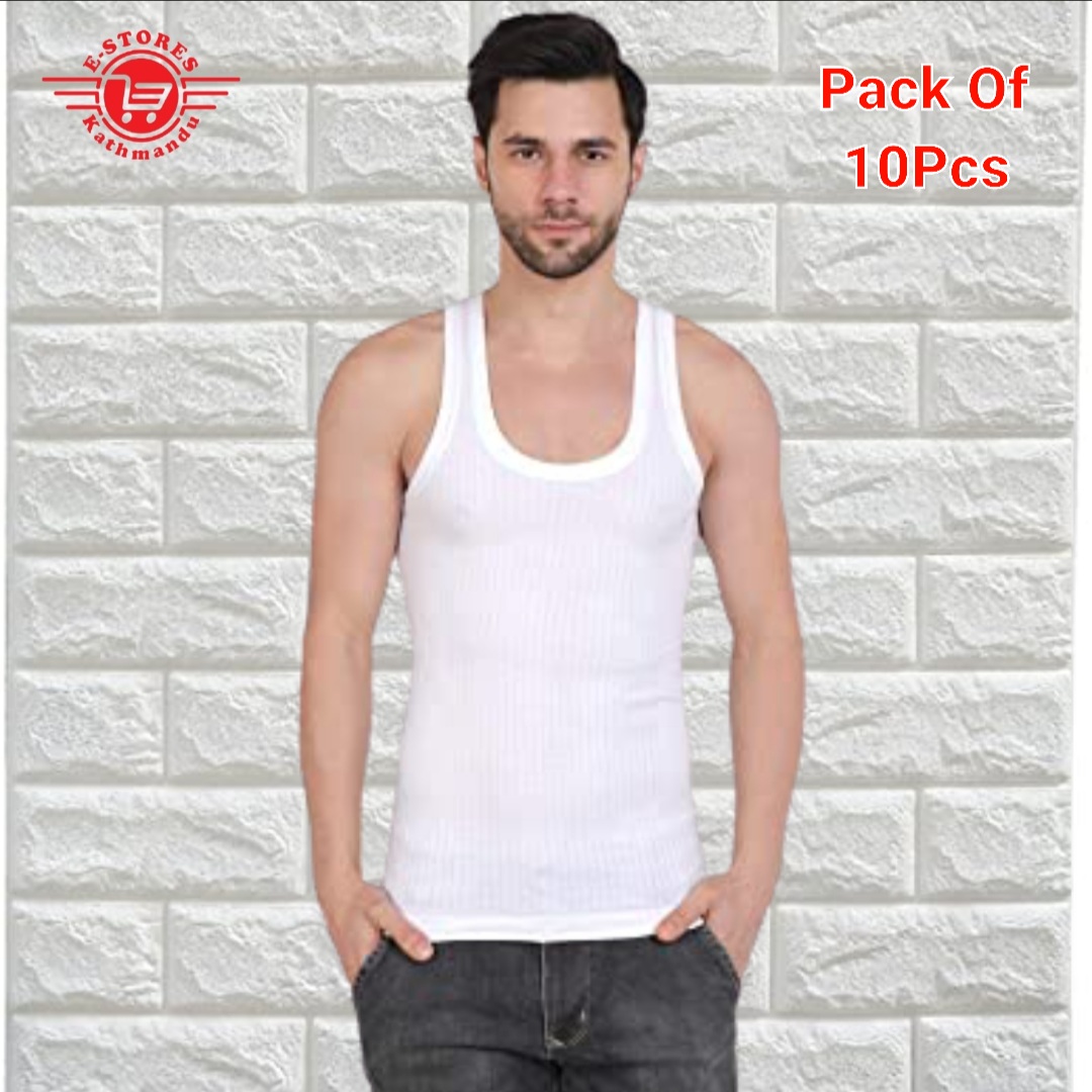 Pack Of 10pcs Macho Parka Vest 100% Cotton For Men-2999