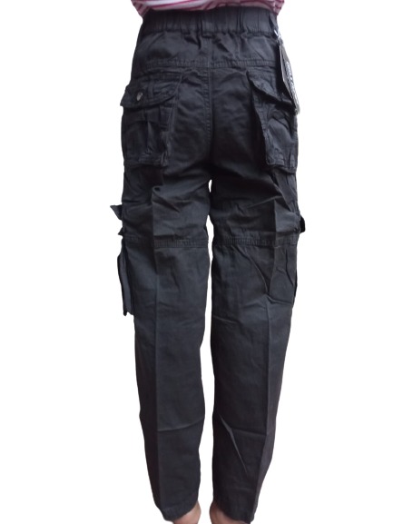 Super Excellent Quality Side Pocket Cargo Pants For Girl (11-13 Years)