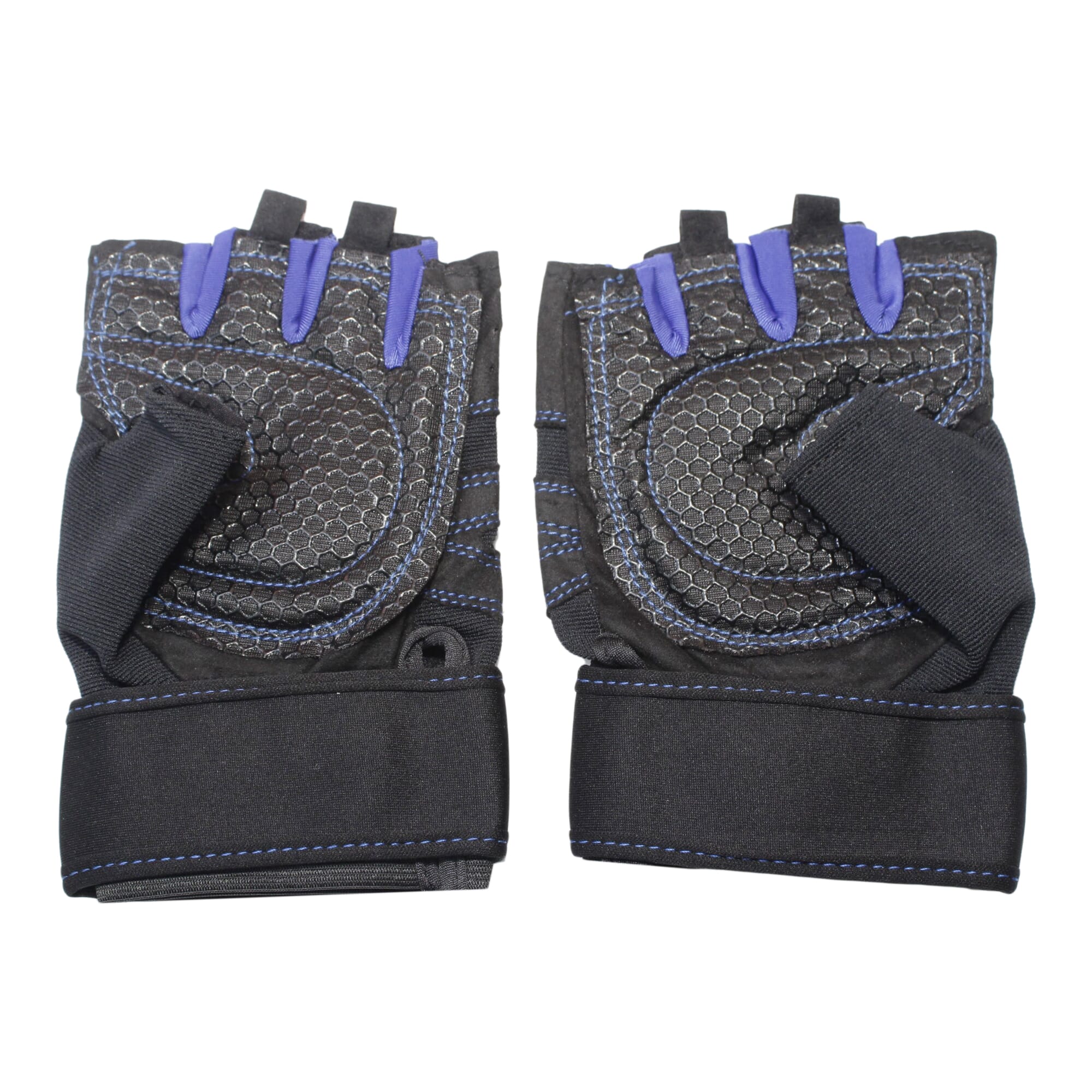 New Ventilated Weight Lifting Gloves With Built In Wrist Wraps Full ...