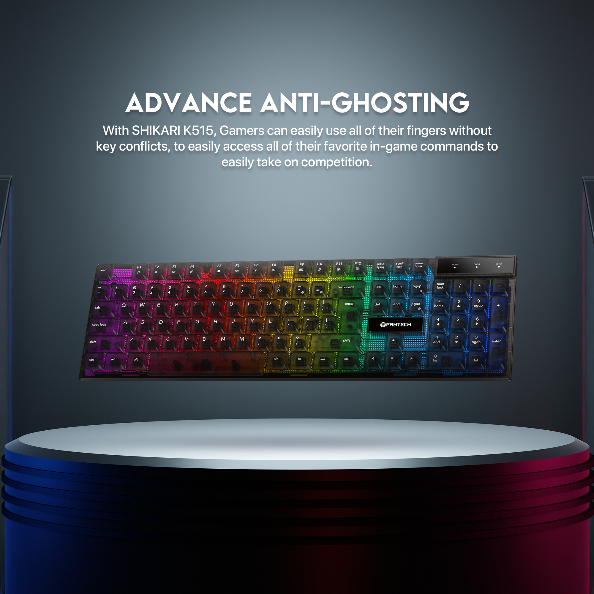 Fantech K515 Shikari RGB Gaming Keyboard | Daraz.com.np