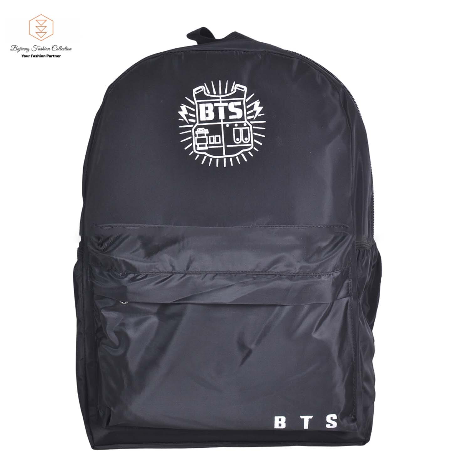 BTS Korean Style Shoulder Unisex School/College Waterproof Nylon Casual Backpack By Bajrang