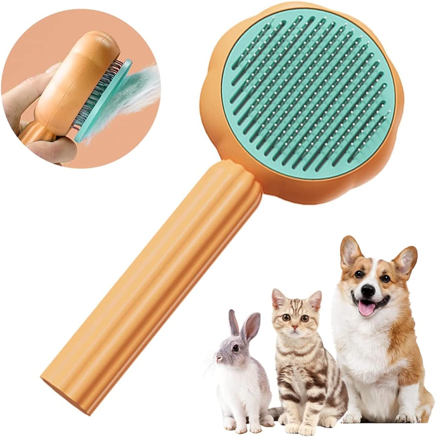 Pet Comb Automatic Dog Comb Selfcleaning Brush
