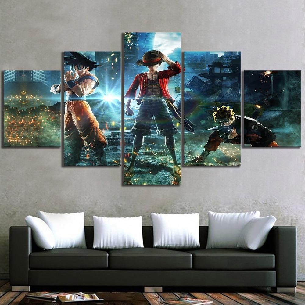 Naruto Anime 5 Piece HD Multi Panel Canvas Wall Art Frame | Canvas art wall  decor, Wall art canvas prints, Wall canvas