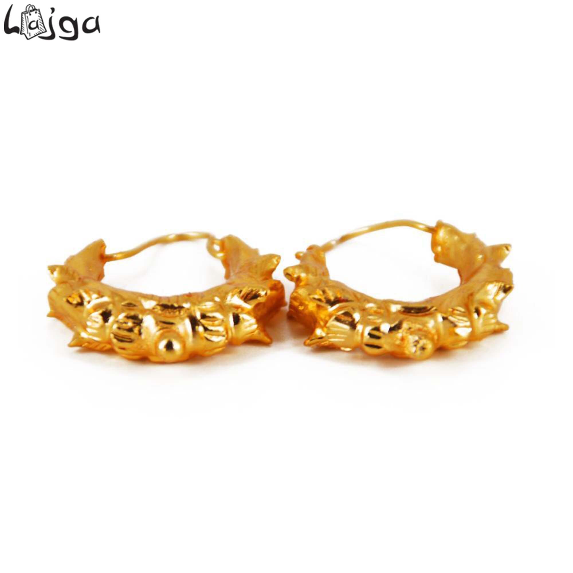 Buy 22k Gold Hoops Solid Gold Hoops Gold Earring Rajasthani Online in India   Etsy