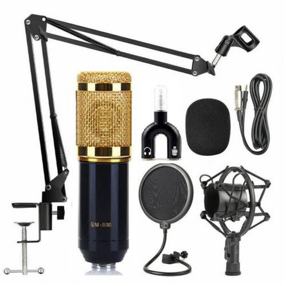 Geniune Bm800 Condenser Microphone Mic Studio Sound Recording With