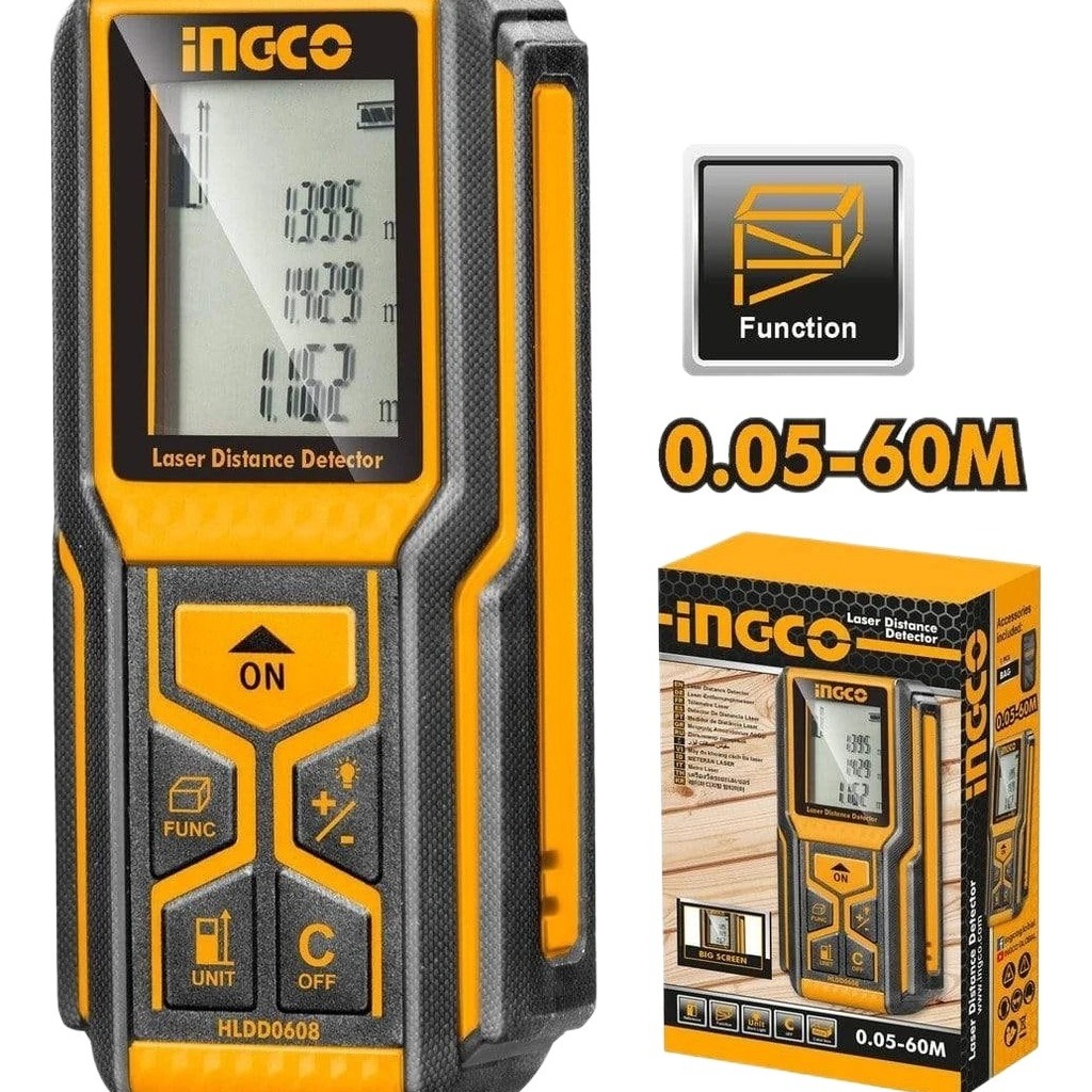 Ingco Laser Distance Meter 0.05-60m HLDD0608 | Daraz.com.np