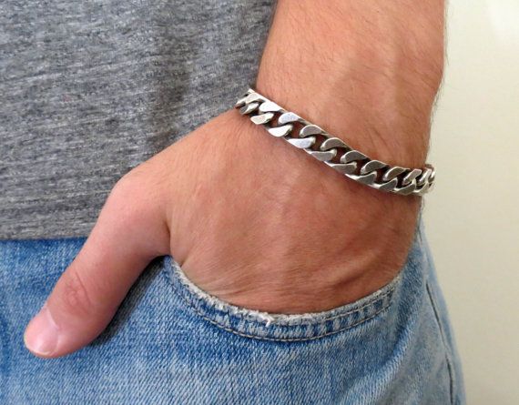 Hand bracelet for men deals in silver