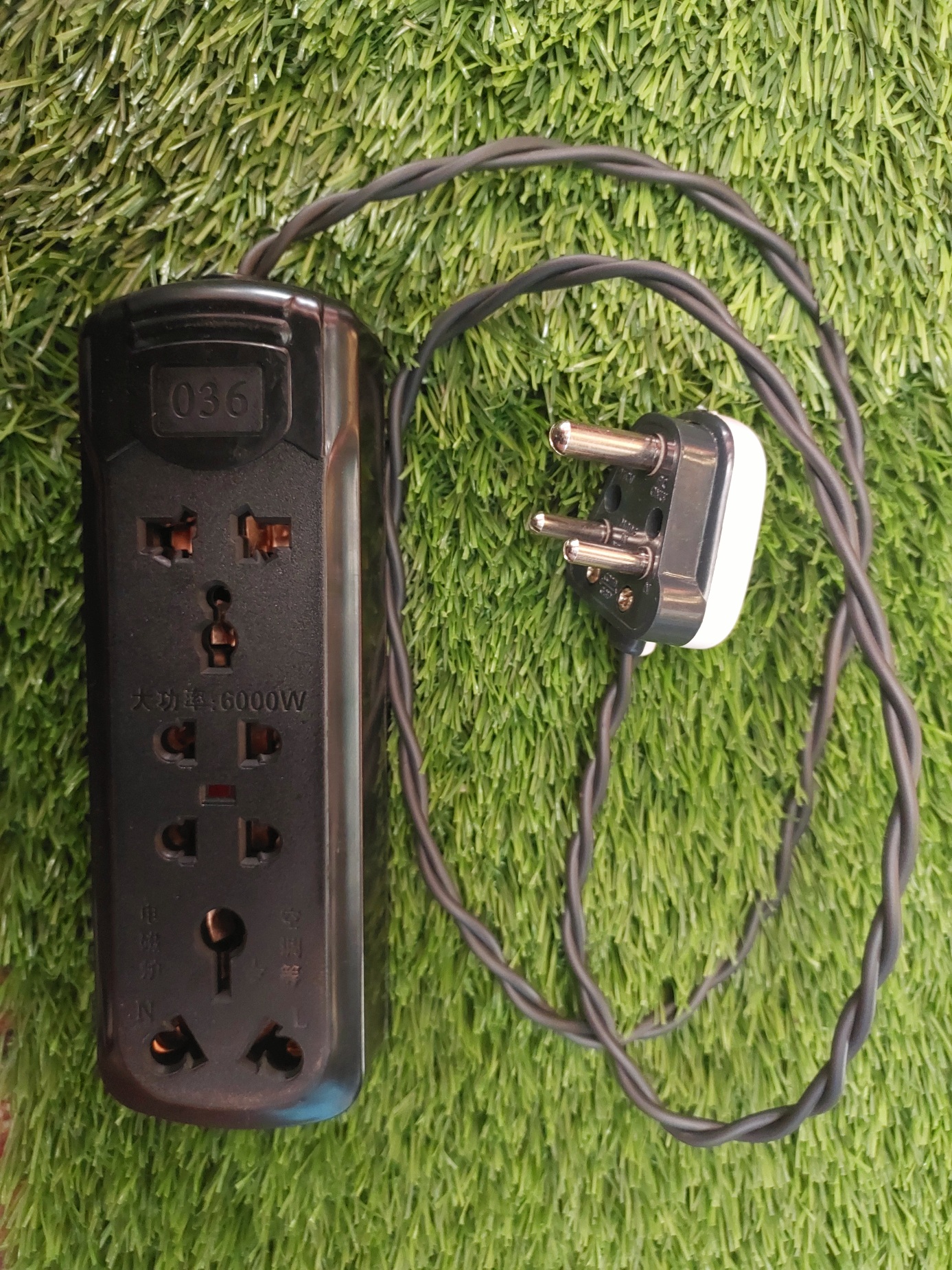 3Pin Multiplug 6000 Watt, Heavy Duty MultiPlug Power socket with