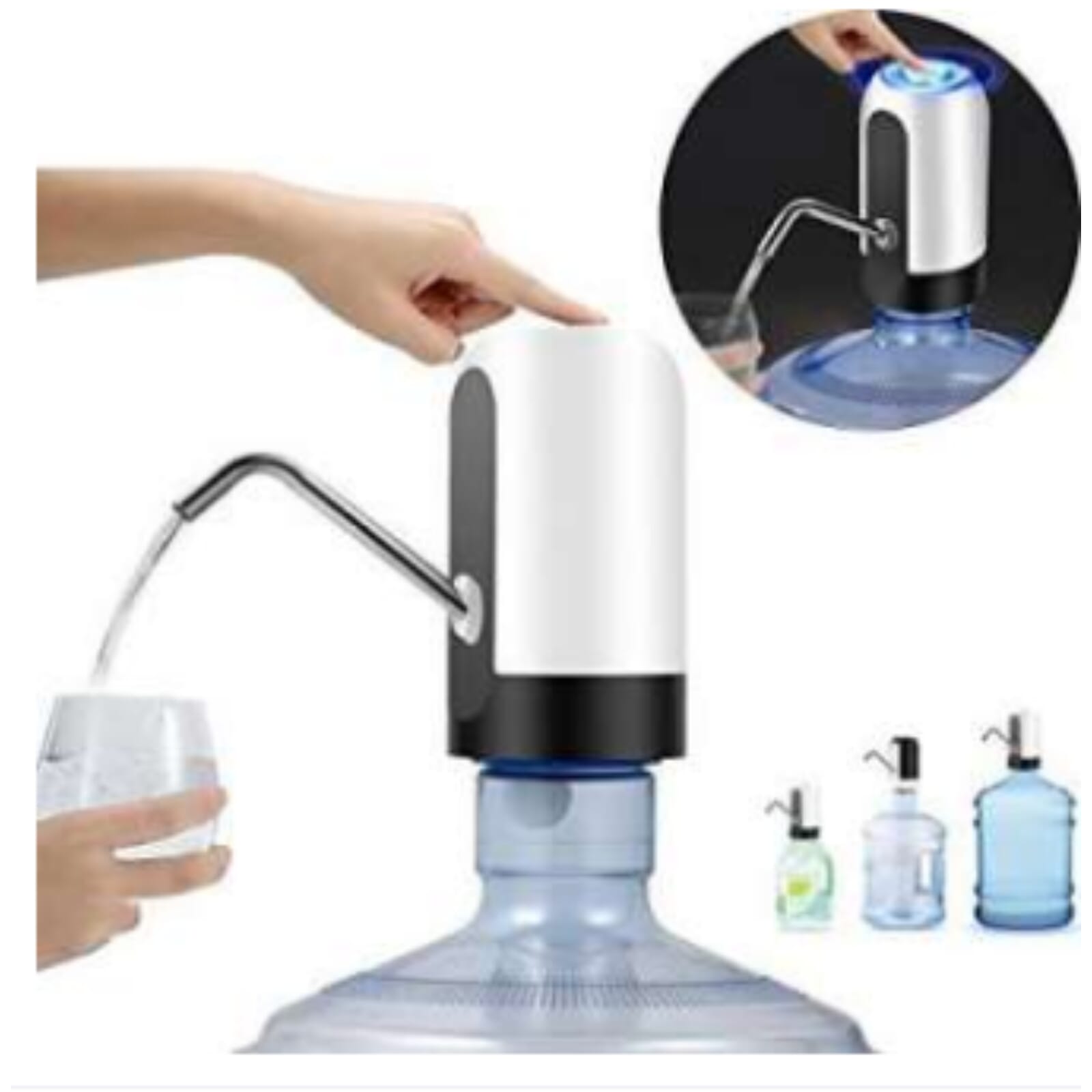 USB Rechargeable Electronic Jar Water Pump