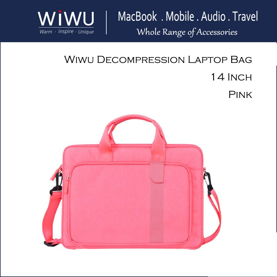 Cute Pink Laptop Bag 13/14inch, Computers & Tech, Parts & Accessories, Laptop  Bags & Sleeves on Carousell