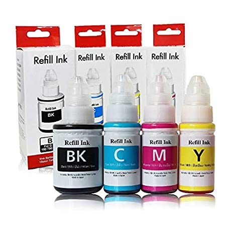 Ink For Canon G Series Canon Pixma G1000 G1010 G1100 G00 G02 G10 G12 G2100 G3000 G3010 G3012 G3100 G4000 G4010 Printer Set Of 4 Buy Online At Best Prices In Nepal