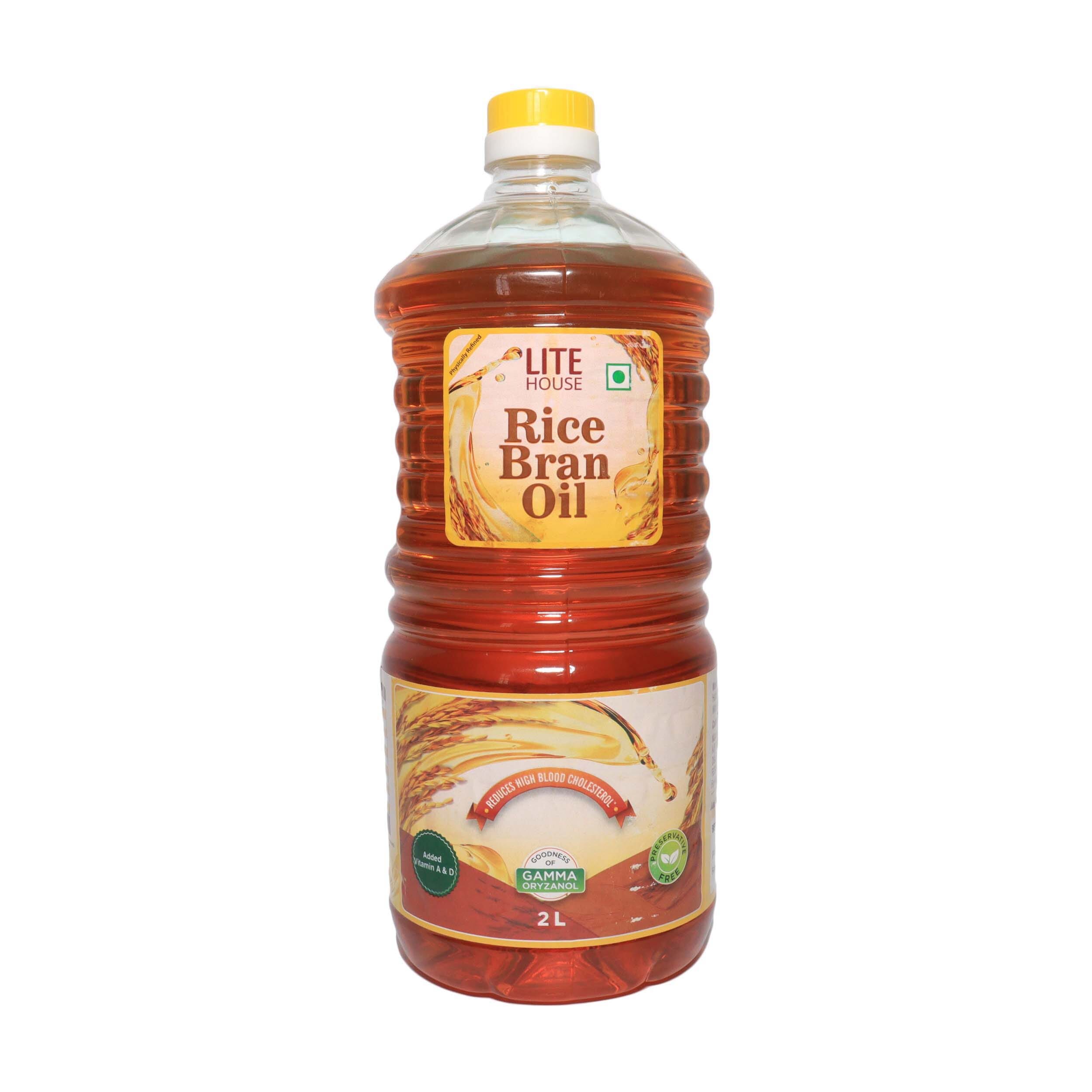 RICE BRAN OIL, 1 Gallon (128 Ounces), Kosher, All- Natural, Made from  100% Non-GMO Rice, Rich in Vit E and Gamma Oryzanol, Unfiltered, No Trans  Fat and Heart Healthy