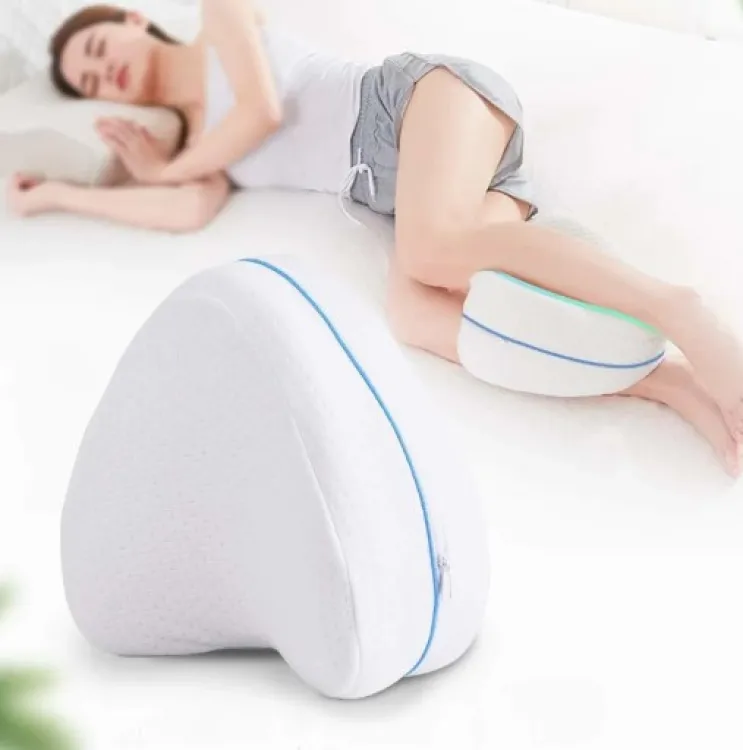 Orthopedic knee pillow 2024 for back sleepers