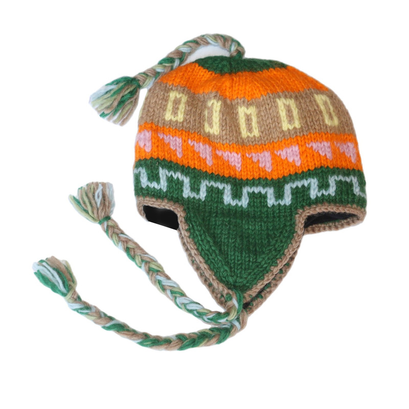 Multicolor Woolen Cap (Kaney Topi) For 