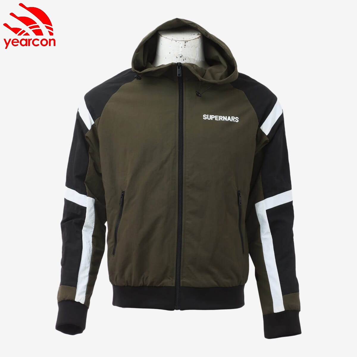 Yearcon Green Polyester Full Sleeve Pocket Design Jacket For Men