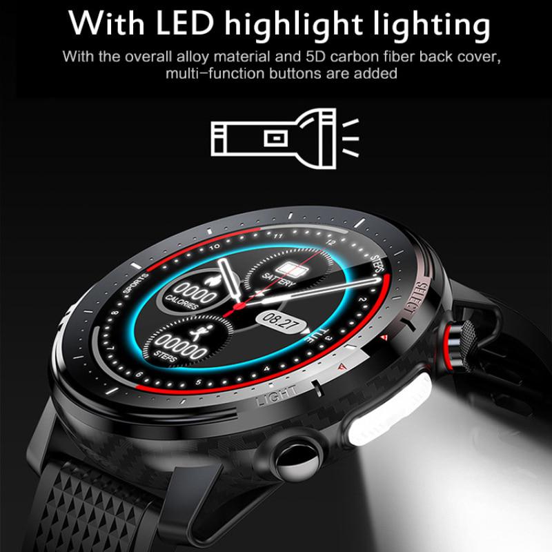 Microwear L15 Smart Watch Heren IP68 Waterdichte smartWatch ECG PPG  Bloeddruk Hartslag sport fitness Smartwatch|Smart Watches| - AliExpress