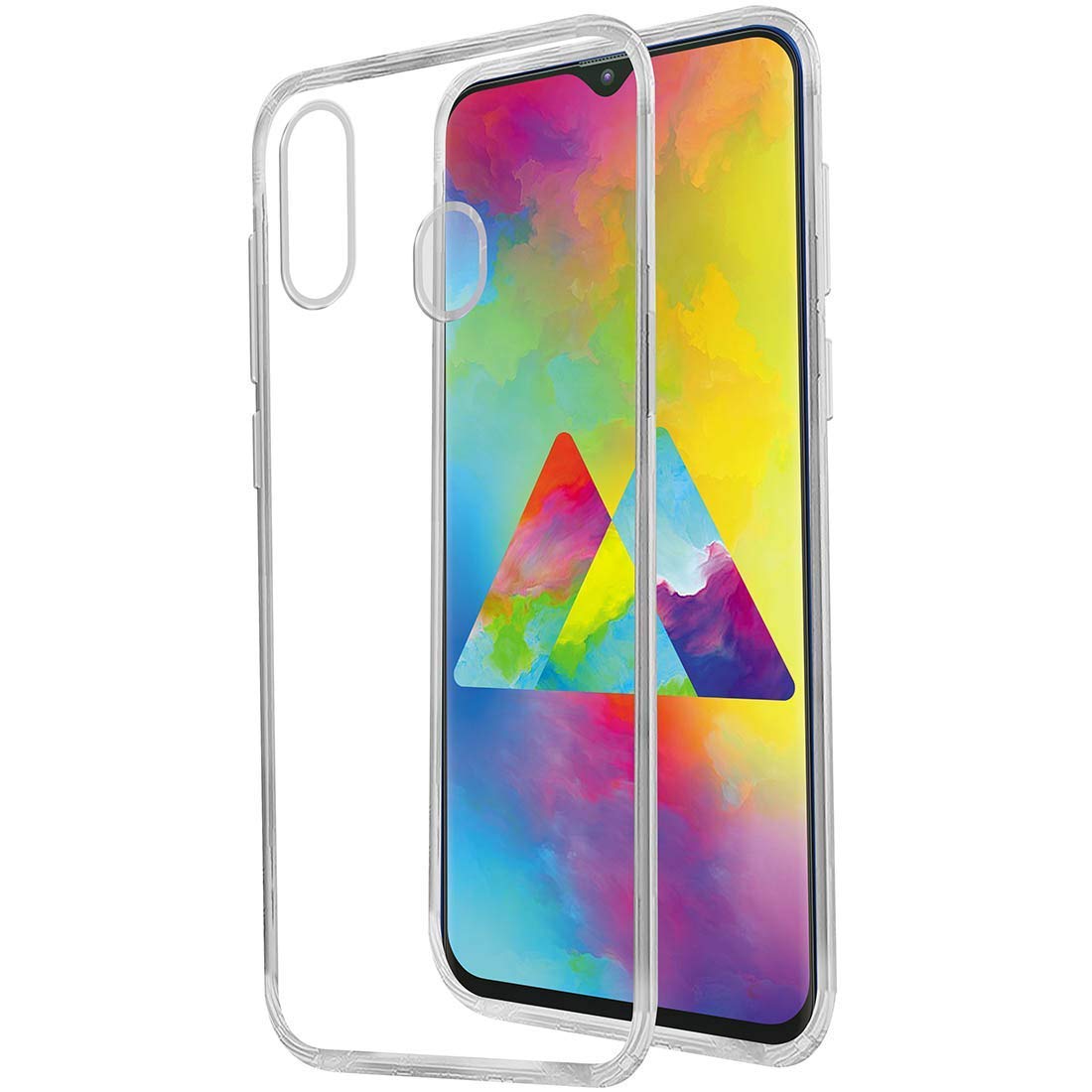 Crystal Clear Case for Samsung Galaxy M20 Transparent Hard Back Protection Cover Daraz .np