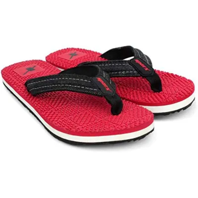 Sparx hot sale slippers red