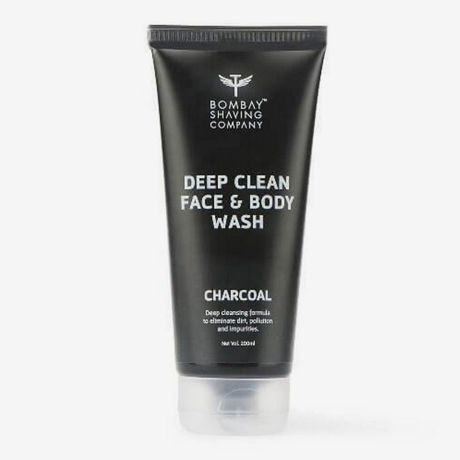 Bombay Shaving Company Deep Clean Face&Body Wash Charcoal200Ml