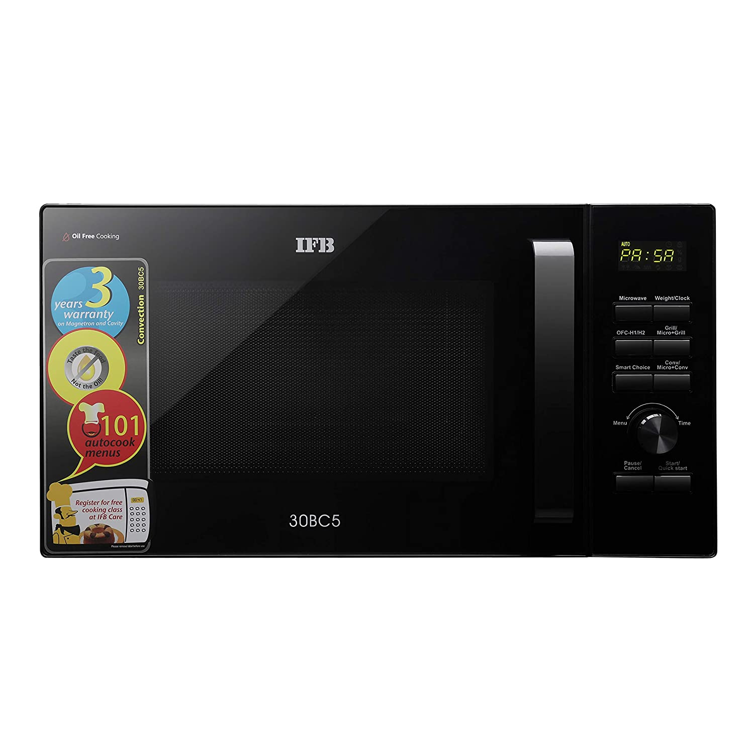 ifb 30bc5 microwave oven demo