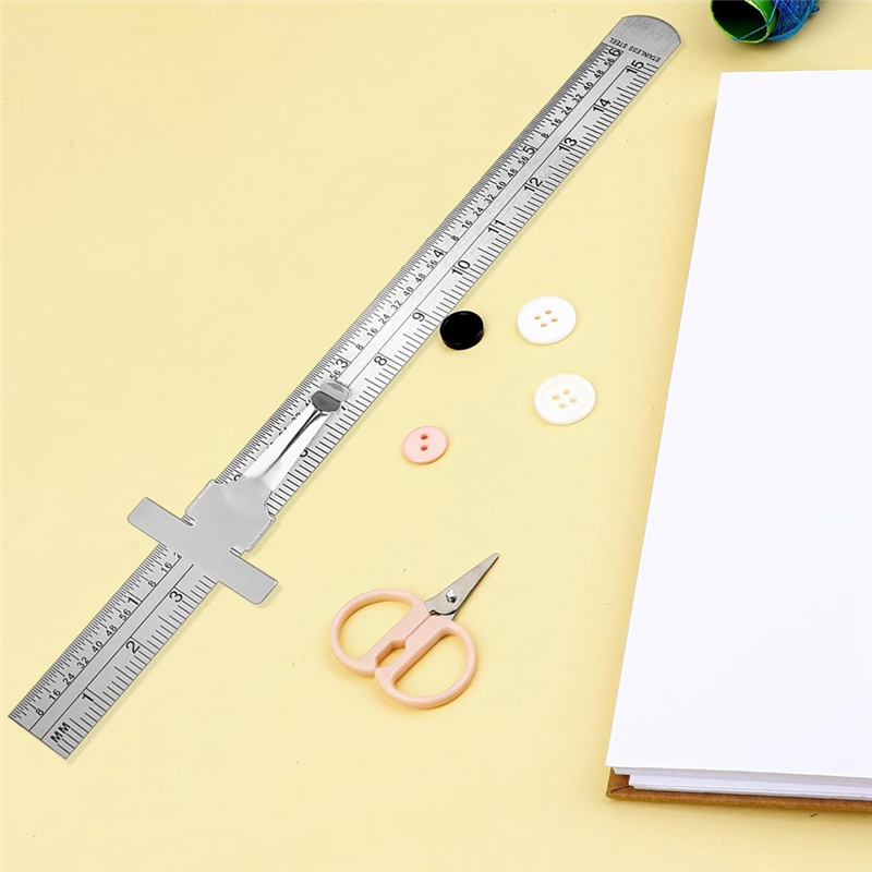 Steel Mm Ruler Craft Right Ruler Stainless Steel Ruler High Quality 15cm Metal Metric Ruler Set ...