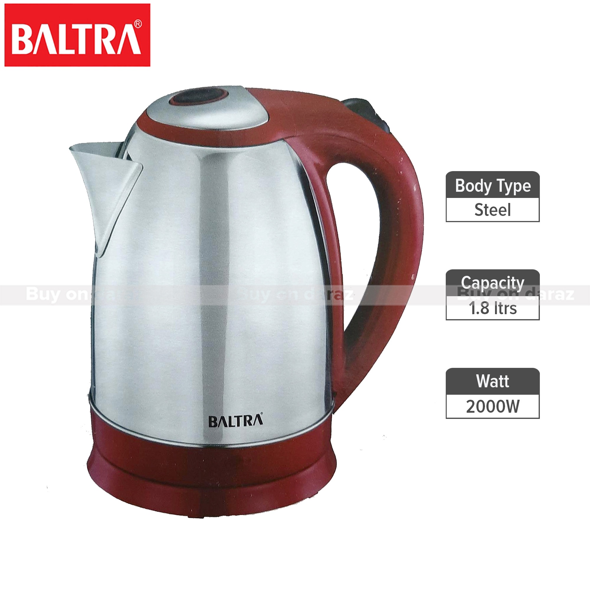 baltra electric kettle 1.8 ltr