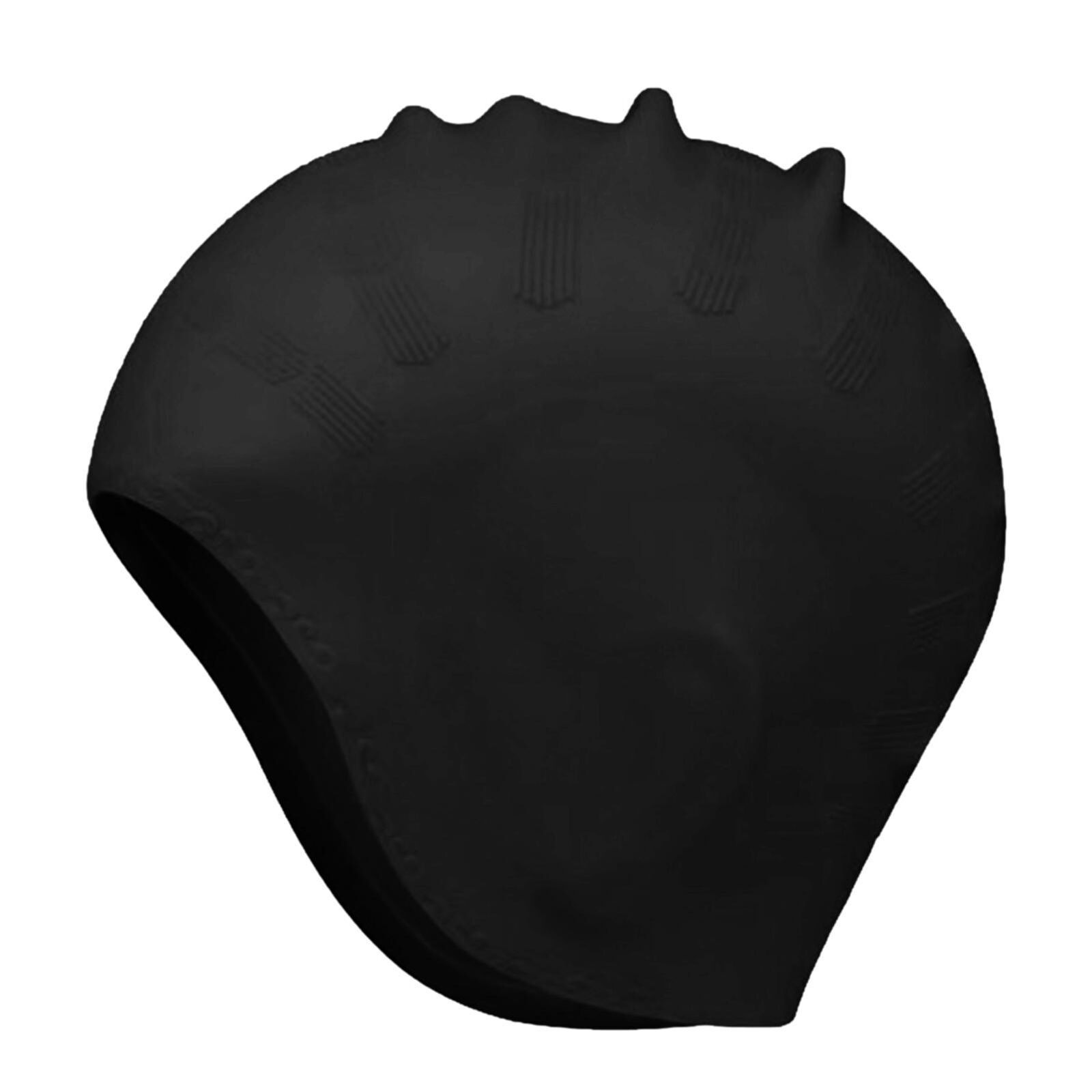 Swim Caps Ear Protection 3d, Waterproof Swim Cap Mens Women Girls