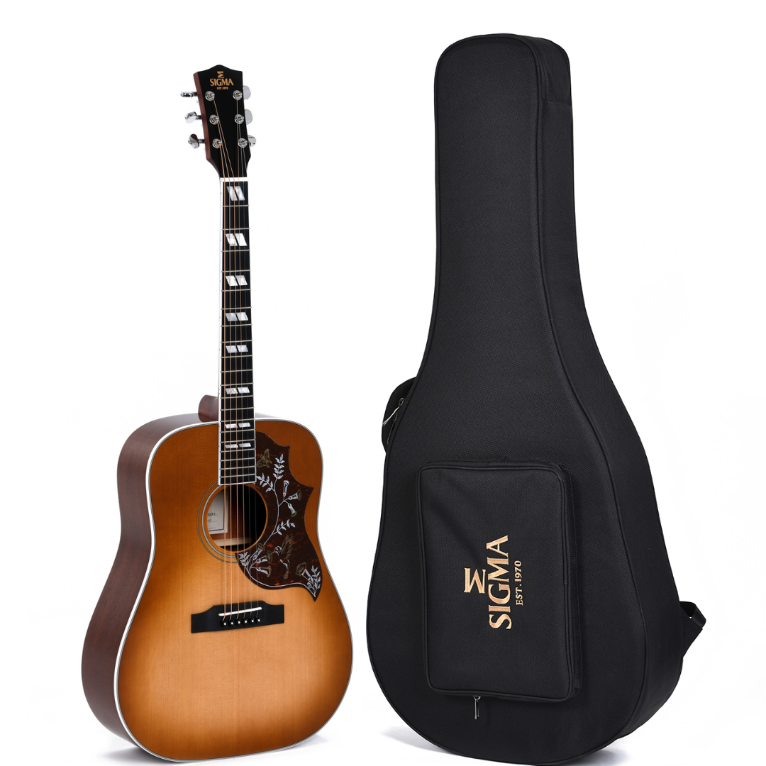 Sigma Guitars DM-SG5 Square Shoulder Dreadnought Acoustic Electric Guitar