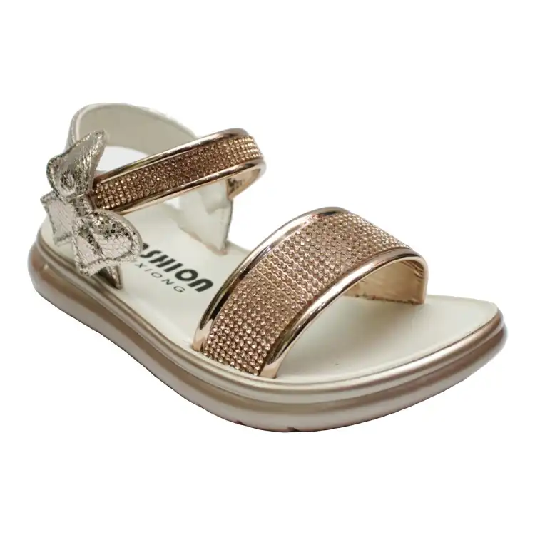 Golden sandals for discount girls