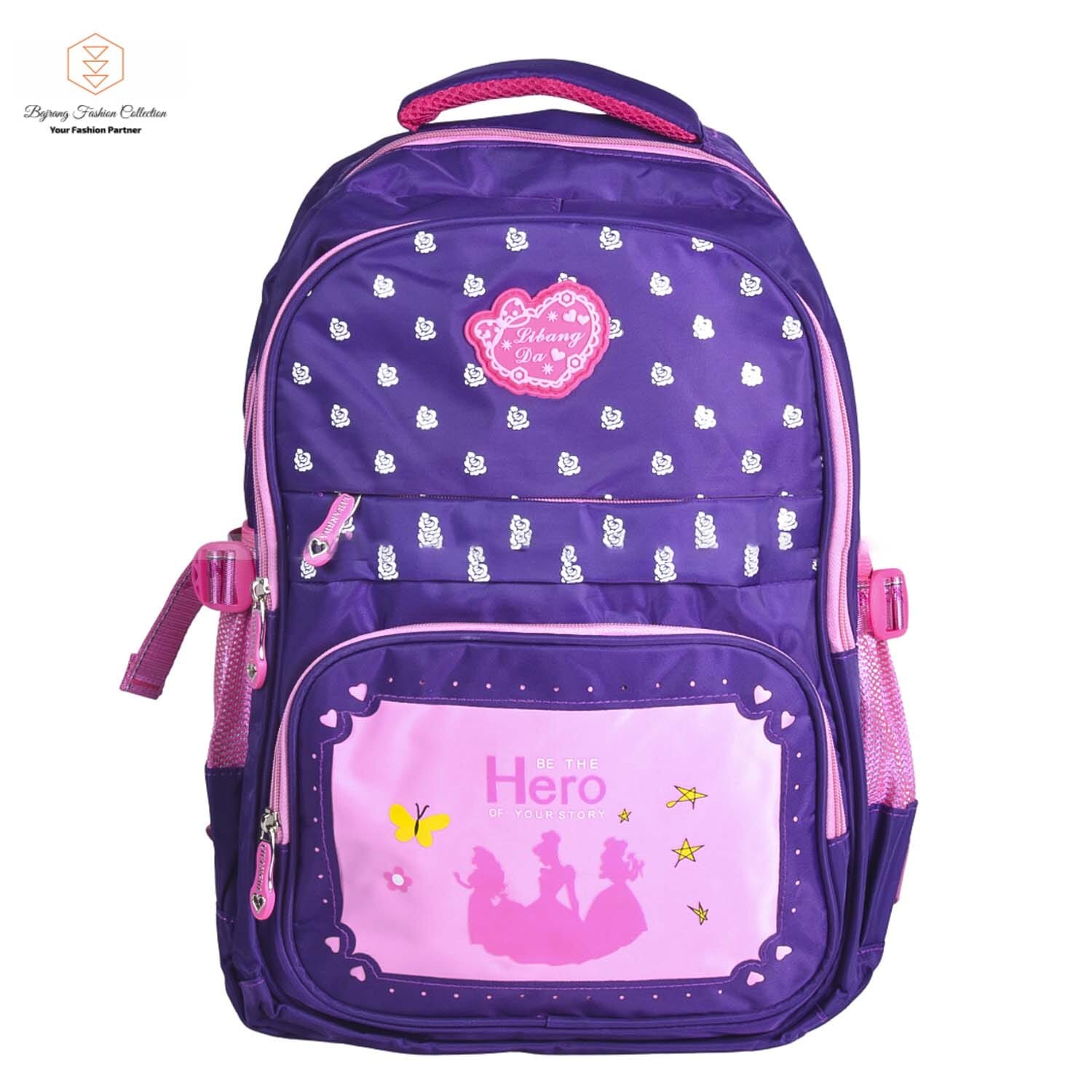 Fashion Nylon School/College Bags For Teenagers Women By Bajrang