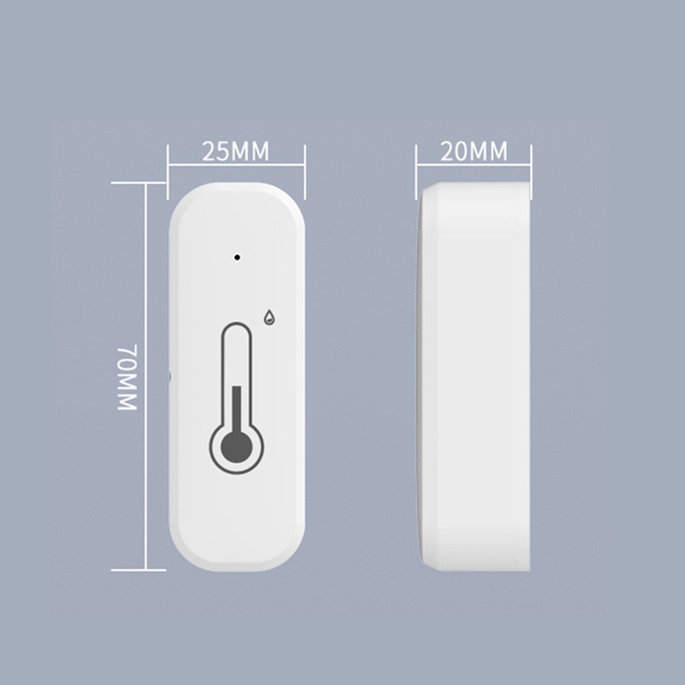 WiFi Temperature Humidity Sensor Tuya APP Smart Control Mobile Phone Reminder Sharing Device Smart Temperature and Humidity Monitor for Home Greenhouse. 