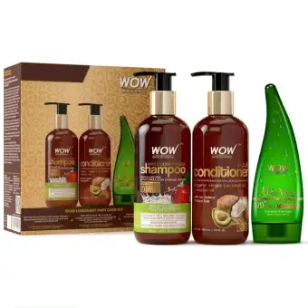 Wow Pack Of 3 Aloe Vera Multipurpose Beauty Gel For Skin And Hair