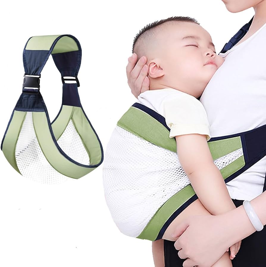 Baby sling outlet with seat